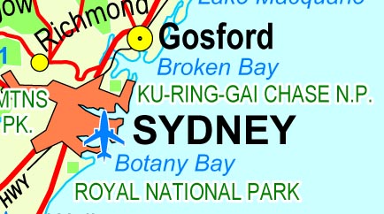 sydney map