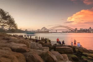 Sydney Opera House At Sunset