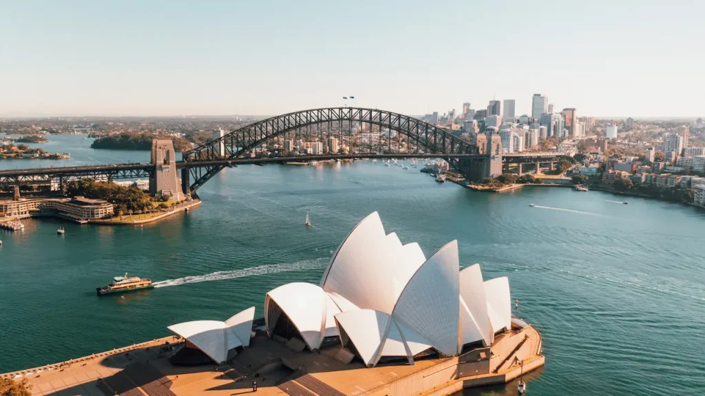 Sydney Harbour Bridge Aerial View